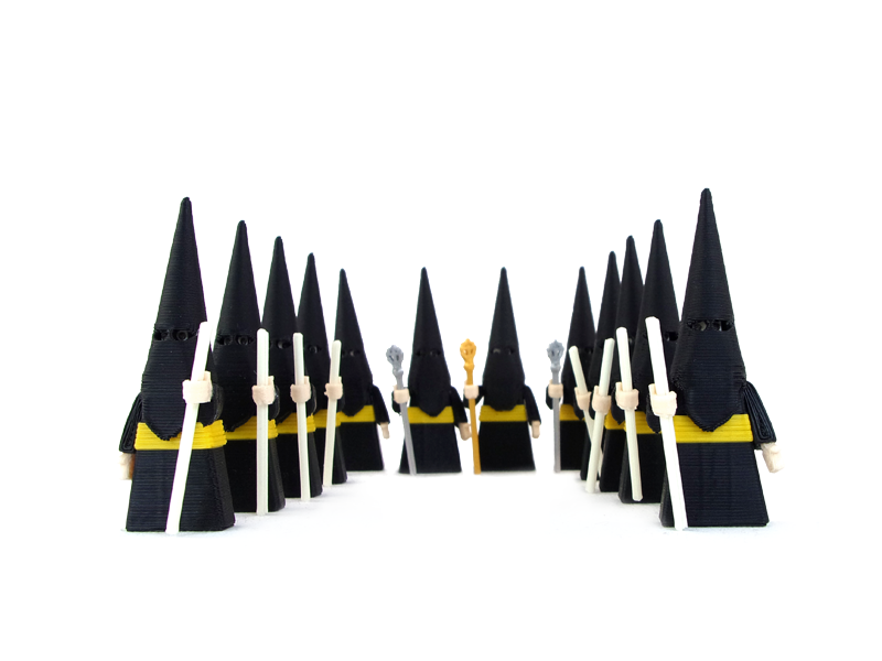 Tramo 12 Nazarenos de Esparto Negros