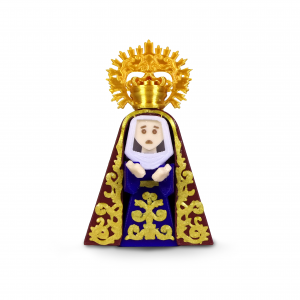 Virgen Burdeos y Azul