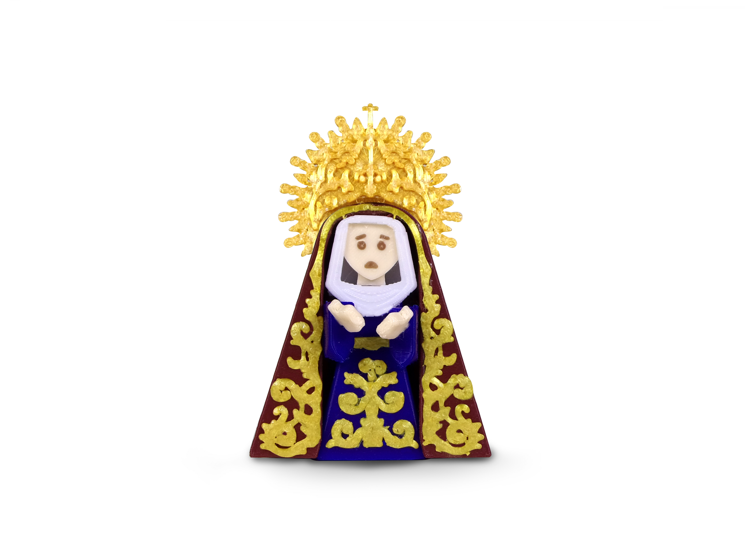 Virgen Burdeos y Azul - Imagen 2