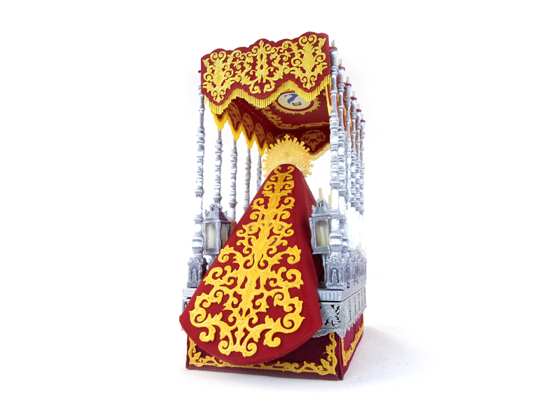 Paso de Palio Color Burdeos - Imagen 3