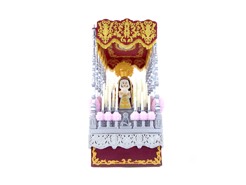 Paso de Palio Color Burdeos - Imagen 2