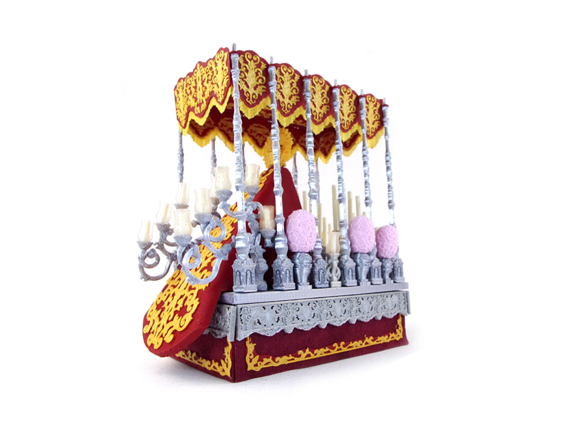 Paso de Palio Color Burdeos - Imagen 4