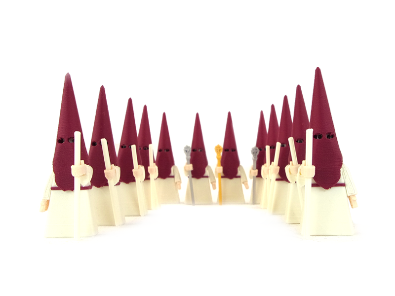 Tramo 12 Nazarenos Burdeos y Crema