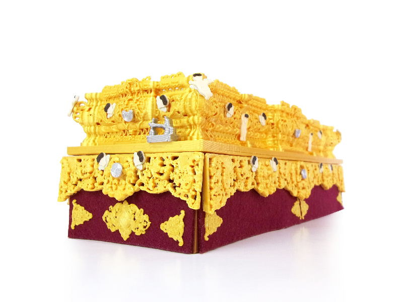 Paso Tres Caídas de Triana en miniatura sin figuras